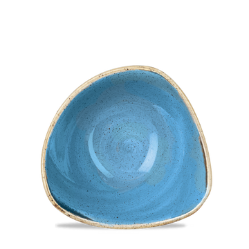 Cornflower Blue Triangle Bowl 15.3cm